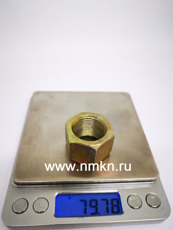 гайка м22*1,5 (24, ключ 32) стремянки задней рессоры зил 130 303243-п29 в интернет-магазине НМК